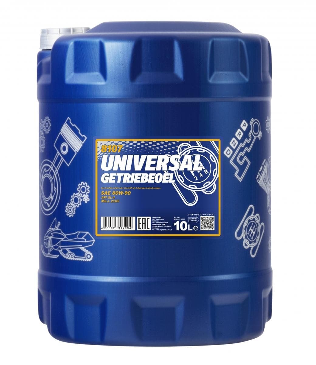 MANNOL Universal GL-4 MN8107-10 Huile de transmission 80W-90, Capacité: 10I